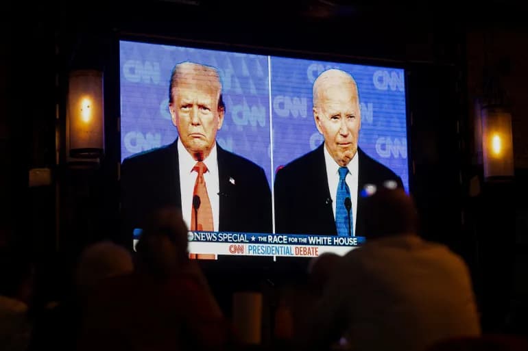 Comment les journaux américains et britanniques ont-ils perçu le débat Biden-Trump ?