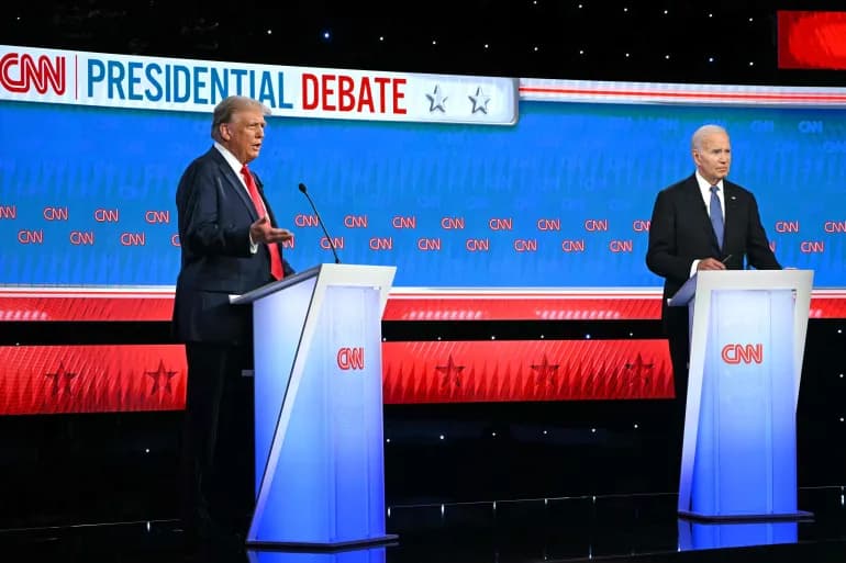 Dans un débat historique, Biden et Trump échangent accusations et insultes