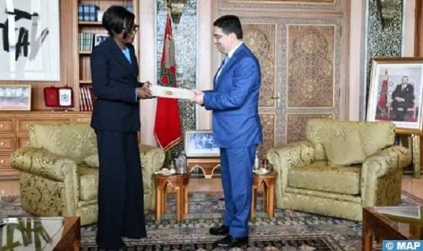 Bourita accueille la ministre des Affaires étrangères de la République centrafricaine, porteuse d'une lettre présidentielle à Sa Majesté le Roi