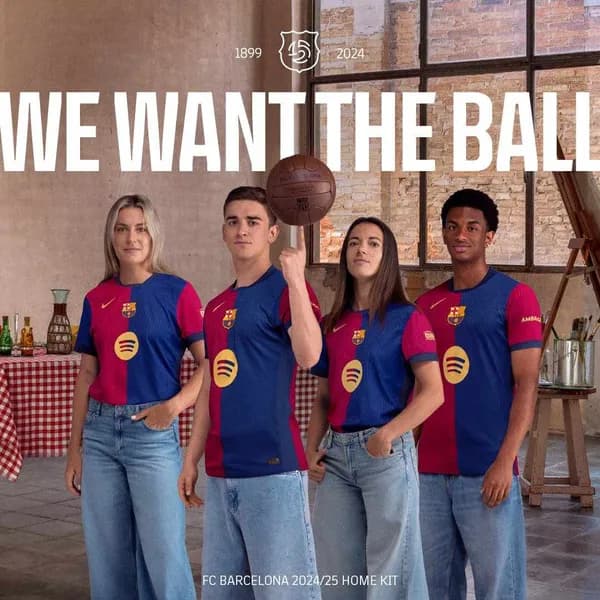 Barcelone dévoile le nouveau design de son maillot pour la saison 2024-2025