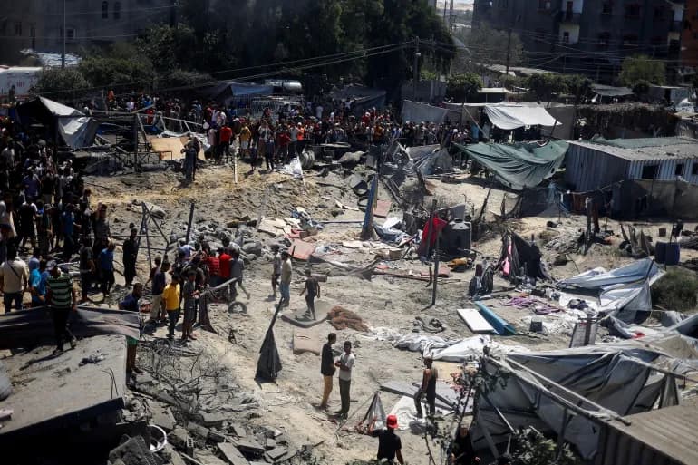 Raids sur la ville de Gaza et augmentation du nombre de martyrs du massacre d'Al-Mawasi