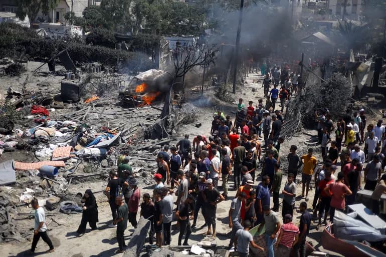 Les communications de l'accord avec le Hamas ont été endommagées suite au bombardement d'Al-Mawasi