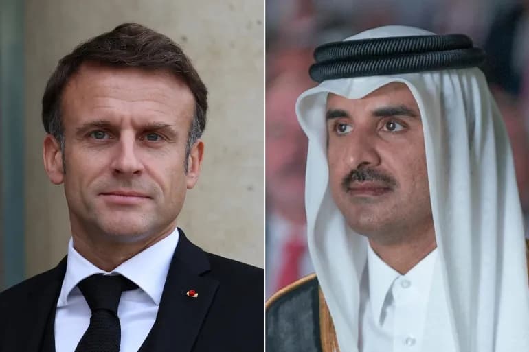 La situation à Gaza et la contribution du Qatar à la sécurisation des JO de Paris sont au premier plan des discussions de Cheikh Tamim et Macron