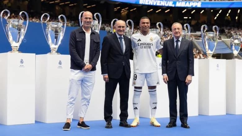 Zidane met en avant sa présence lors de la présentation de Kylian Mbappé au Real Madrid