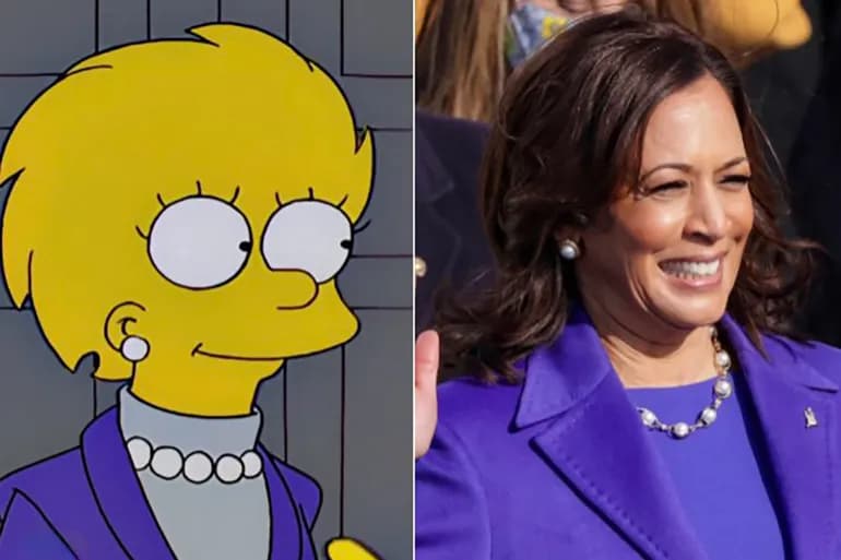 Les « Simpsons » ont-ils prédit la candidature de Kamala Harris à la présidentielle il y a 24 ans ?