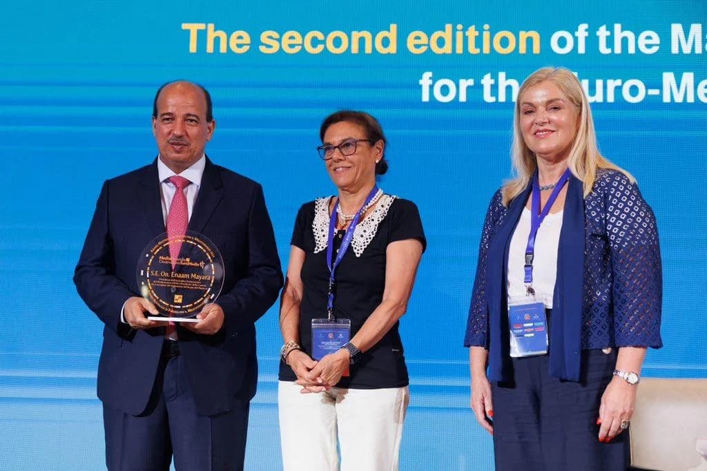 Forum Économique Parlementaire de Marrakech : Remise du Prix « Nostalgia di Futuro 2024 » à M. Mayara