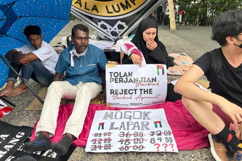 Un Malaisien met fin à sa grève de la faim pour protester contre un accord avec une entreprise qui soutient Israël