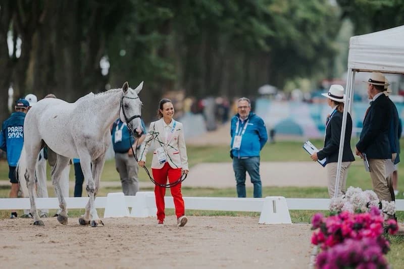 La cavalière marocaine Noor Slaoui quitte les JO de Paris 2024