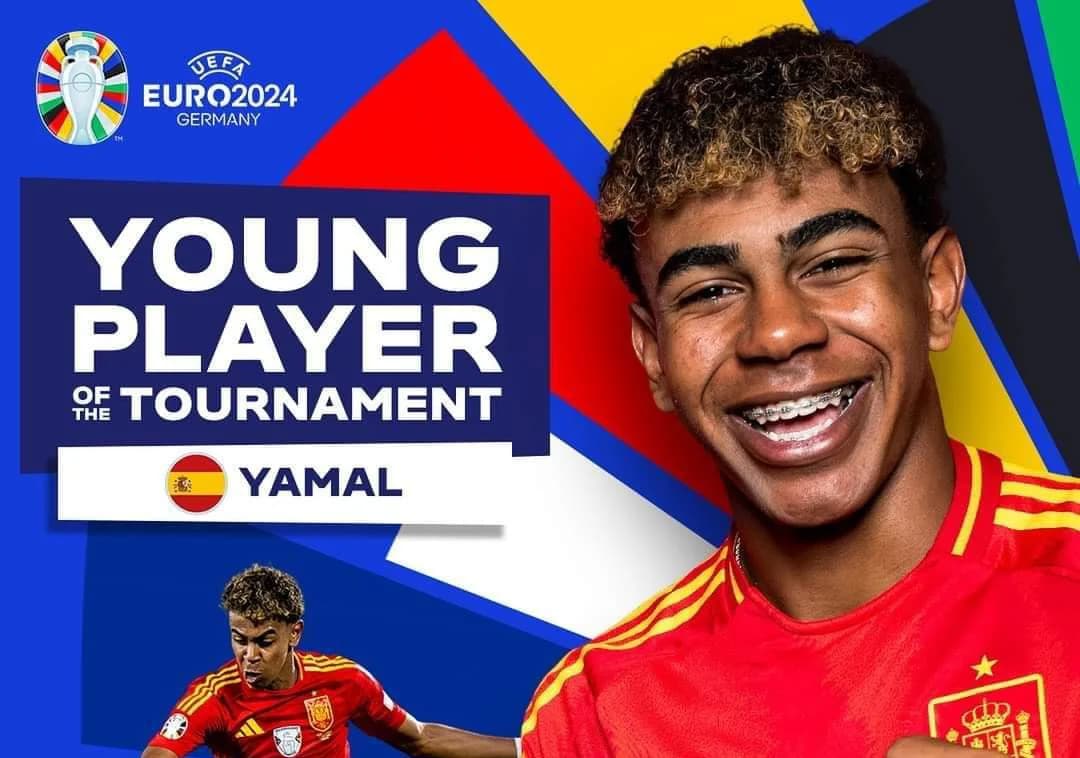 L'UEFA désigne Lamine Yamal comme meilleur jeune joueur de l'Euro 2024