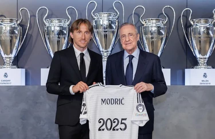 Luka Modrić Prolonge Son Contrat avec le Real Madrid jusqu'en 2025