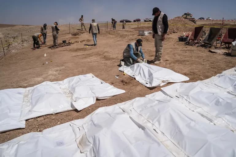 Rights Watch appelle à l’exhumation des charniers en Irak pour garantir la justice