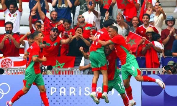 La CAF célèbre la qualification  du Maroc en demi-finale des JO de Paris 2024