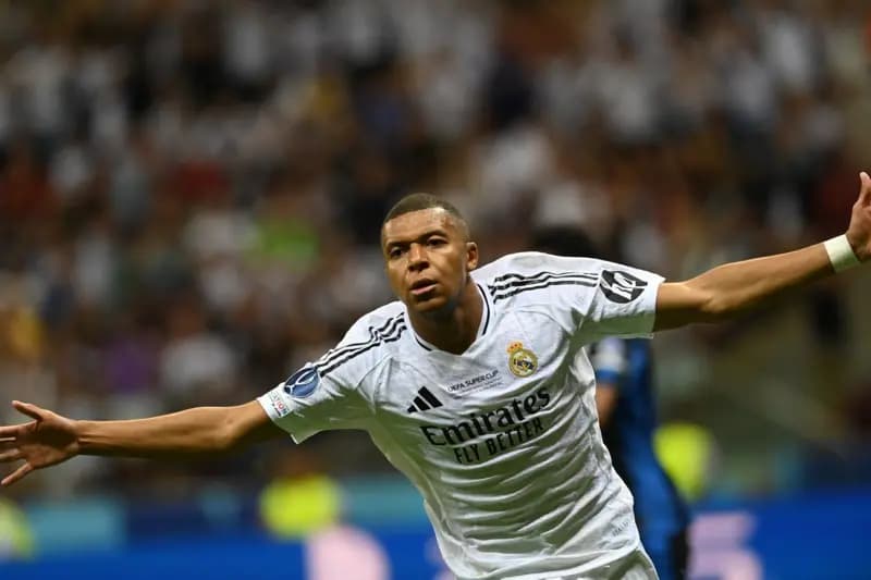 Premier match, premier but et premier titre, Mbappé réalise des débuts parfaits avec les Merengue
