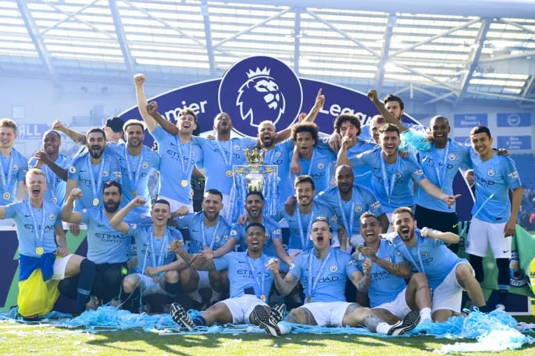 Les équipes avec le plus de victoires en une saison en Premier League