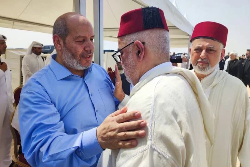 Abdelilah Benkirane participe aux funérailles d'Ismail Haniyeh à Doha