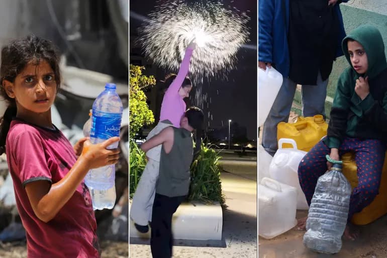« Tendance de l’eau » entre les enfants de Gaza et le monde