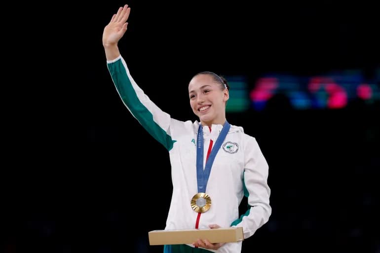 L'Algérien Nammour entre dans l'histoire des Arabes et de l'Afrique en remportant l'or en gymnastique aux Jeux olympiques