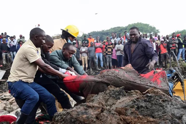 Le nombre de victimes de l'effondrement de la décharge de Kampala s'élève à 26 morts et 39 disparus