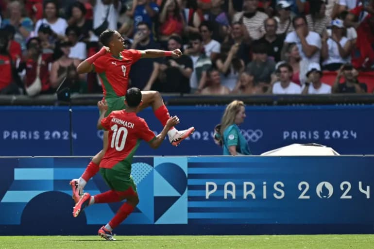 JO de Paris : Fin de la première mi-temps avec une avance pour le Maroc (0-1)