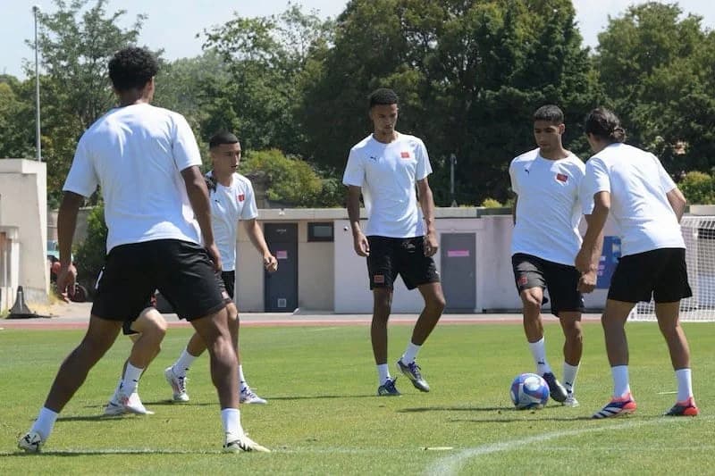 Sekitioui programme une séance d'entraînement à Nantes en vue du match contre l'Égypte