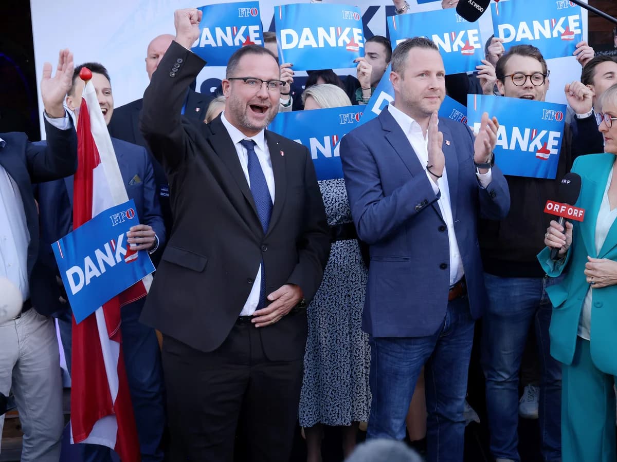 Victoire historique de l'extrême droite aux élections législatives autrichiennes