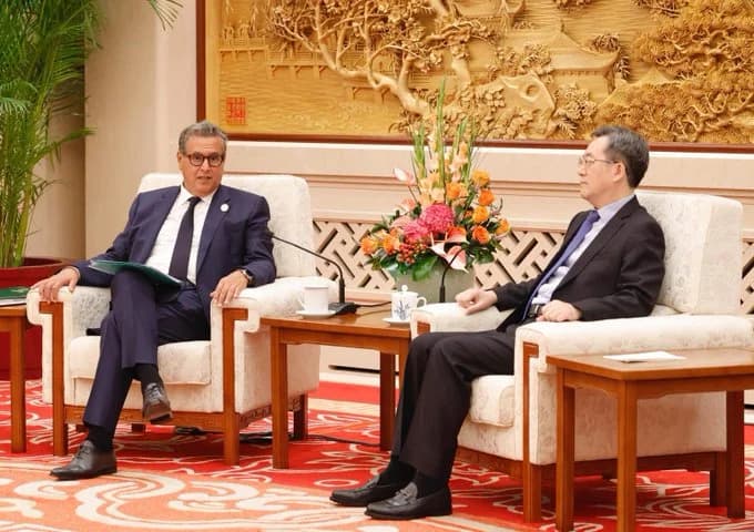 Pékin : Akhannouch s'entretient avec le Vice-Premier ministre chinois