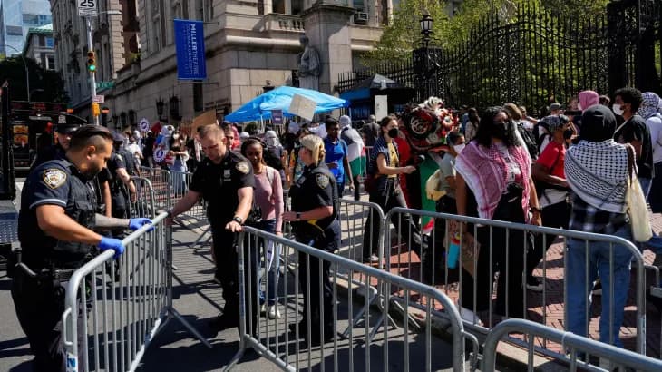 Retour des manifestations étudiantes aux États-Unis contre la guerre à Gaza