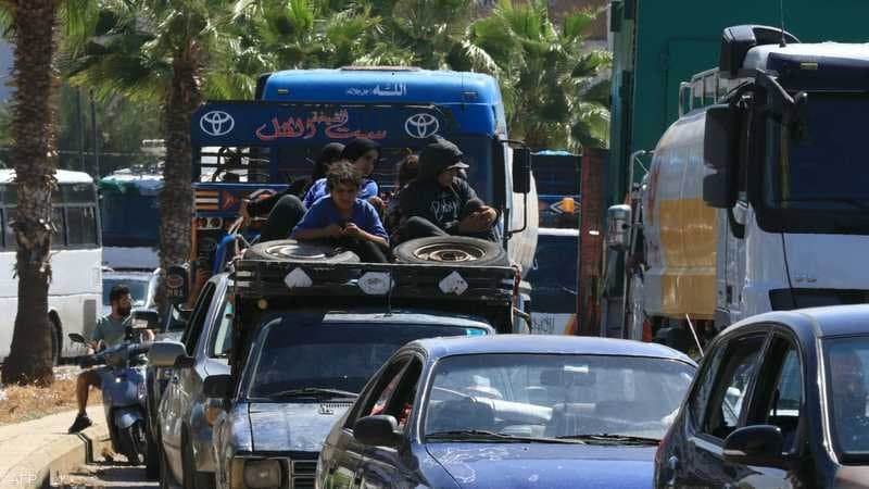 L’escalade des déplacements du Liban vers la Syrie