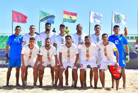 L'équipe nationale égyptienne a gagné contre notre équipe nationale de beach soccer