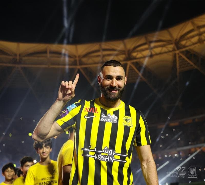 Benzema brille avec Al-Ittihad et rivalise pour le titre de meilleur buteur