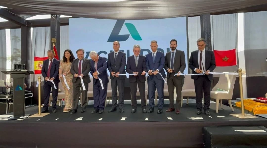 Inauguration du nouveau site de production aéronautique d'Aciturri à Nouaceur