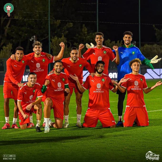 L’équipe nationale effectue sa deuxième séance d’entraînement