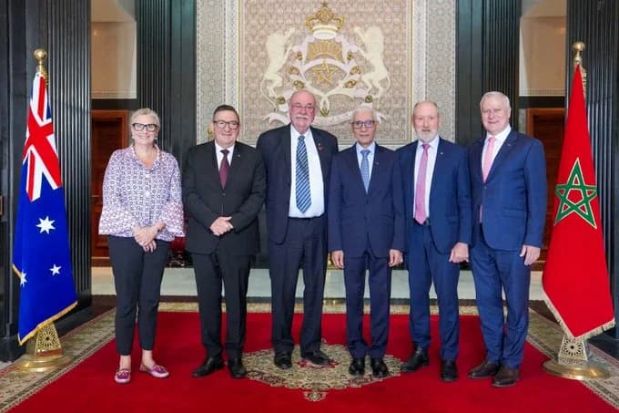 M. Talbi Alami s'entretient avec une délégation parlementaire d'Australie