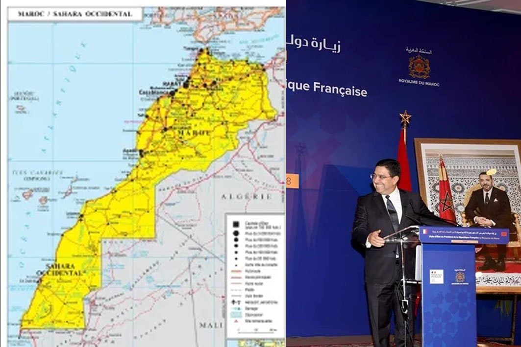 Le Quai d’Orsay publie la carte officielle du Maroc avec son Sahara