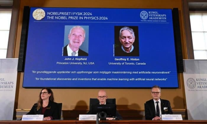 John Hopfield et Geoffrey Hinton récompensés par le Prix Nobel de Physique