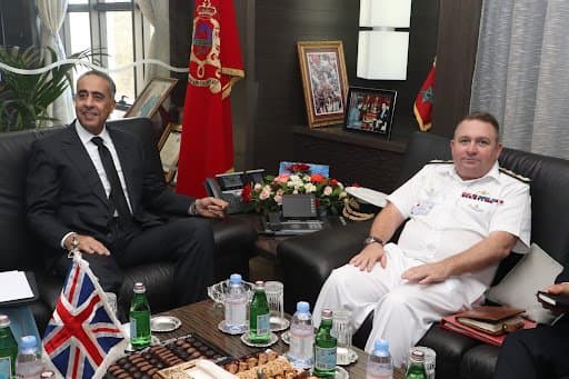 Hammouchi reçoit le conseiller militaire britannique pour le Moyen-Orient et l'Afrique