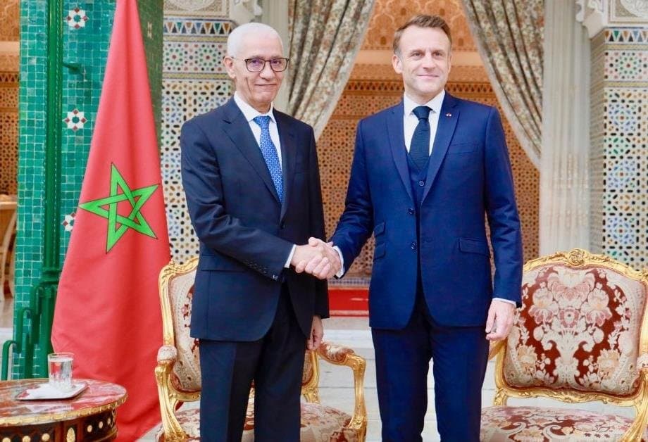 Emmanuel Macron reçoit le président de la Chambre des Représentants, M.Talbi Alami