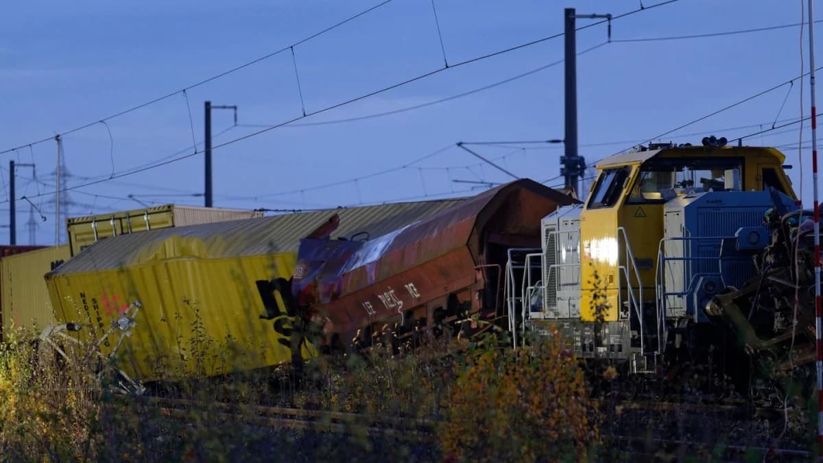 Allemagne: Trois blessés dans la collision d'un train fret et de maintenance