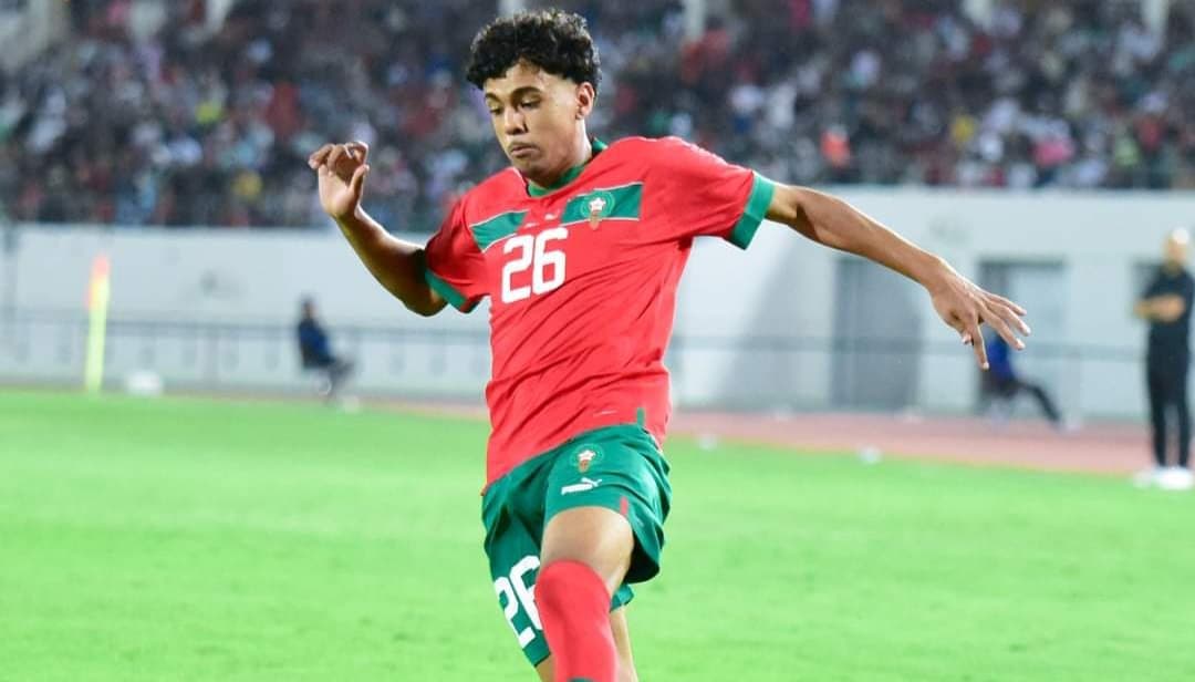 Aznou exprime sa joie après la victoire du Maroc contre le Lesotho