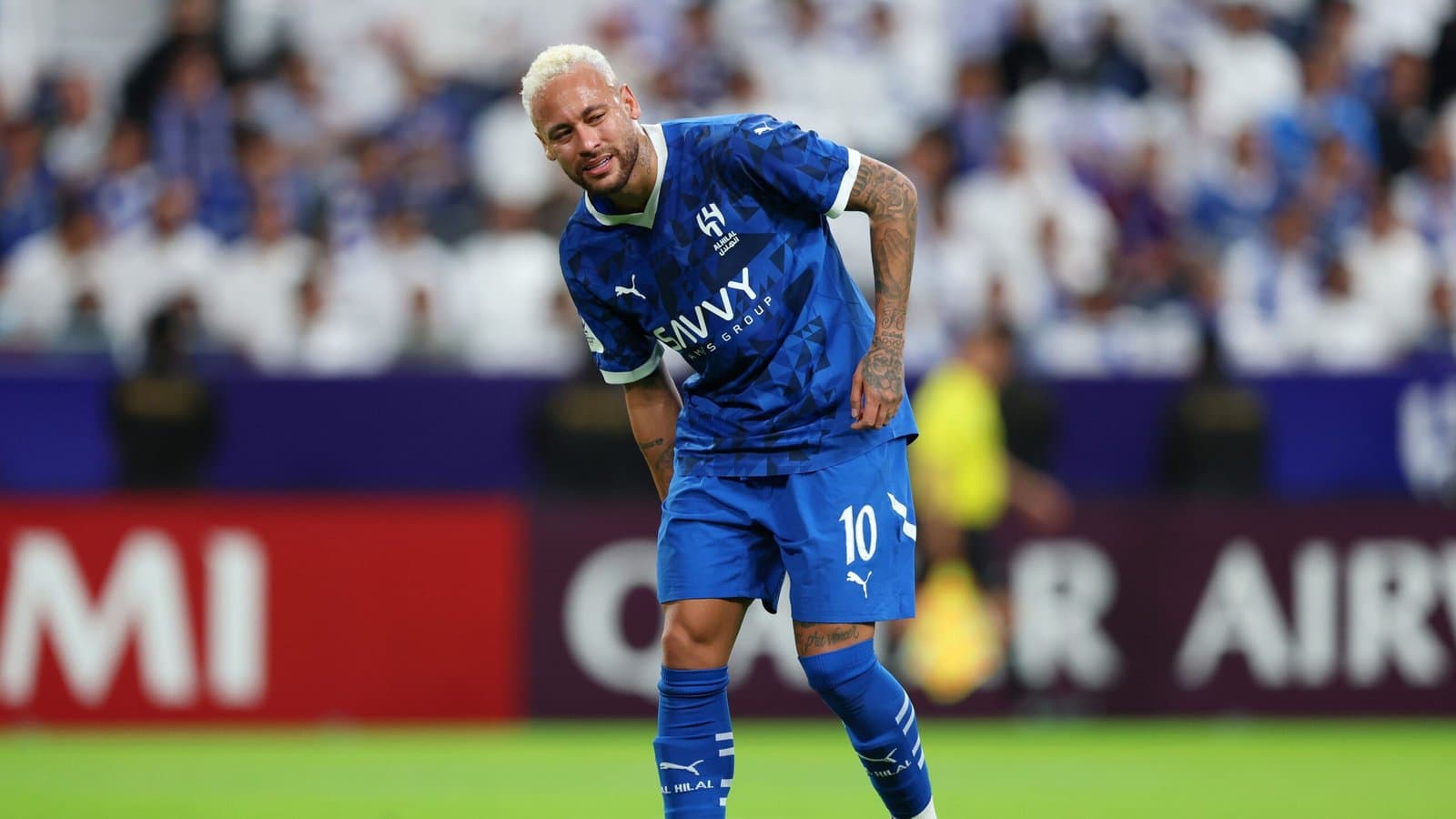 Neymar absent des terrains pour deux semaines après une nouvelle blessure