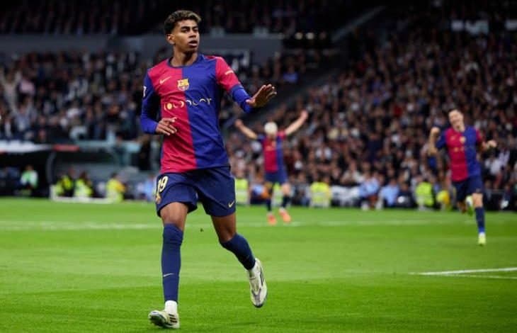 Lamine Yamal absent pour le match de Barcelone contre Brest