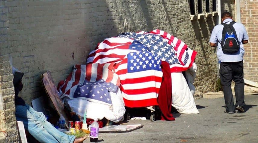 770 000 personnes sans-abri aux États-Unis en 2024