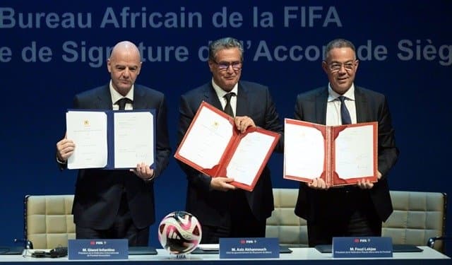 Le Maroc Accueille le Siège du Bureau Afrique de la FIFA
