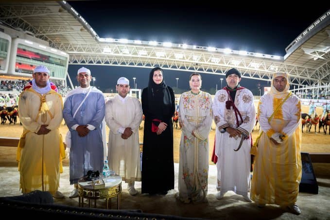 Doha: Lalla Hasnaa et Sheikha Sara Bint Hamad président le "Tbourida Show"