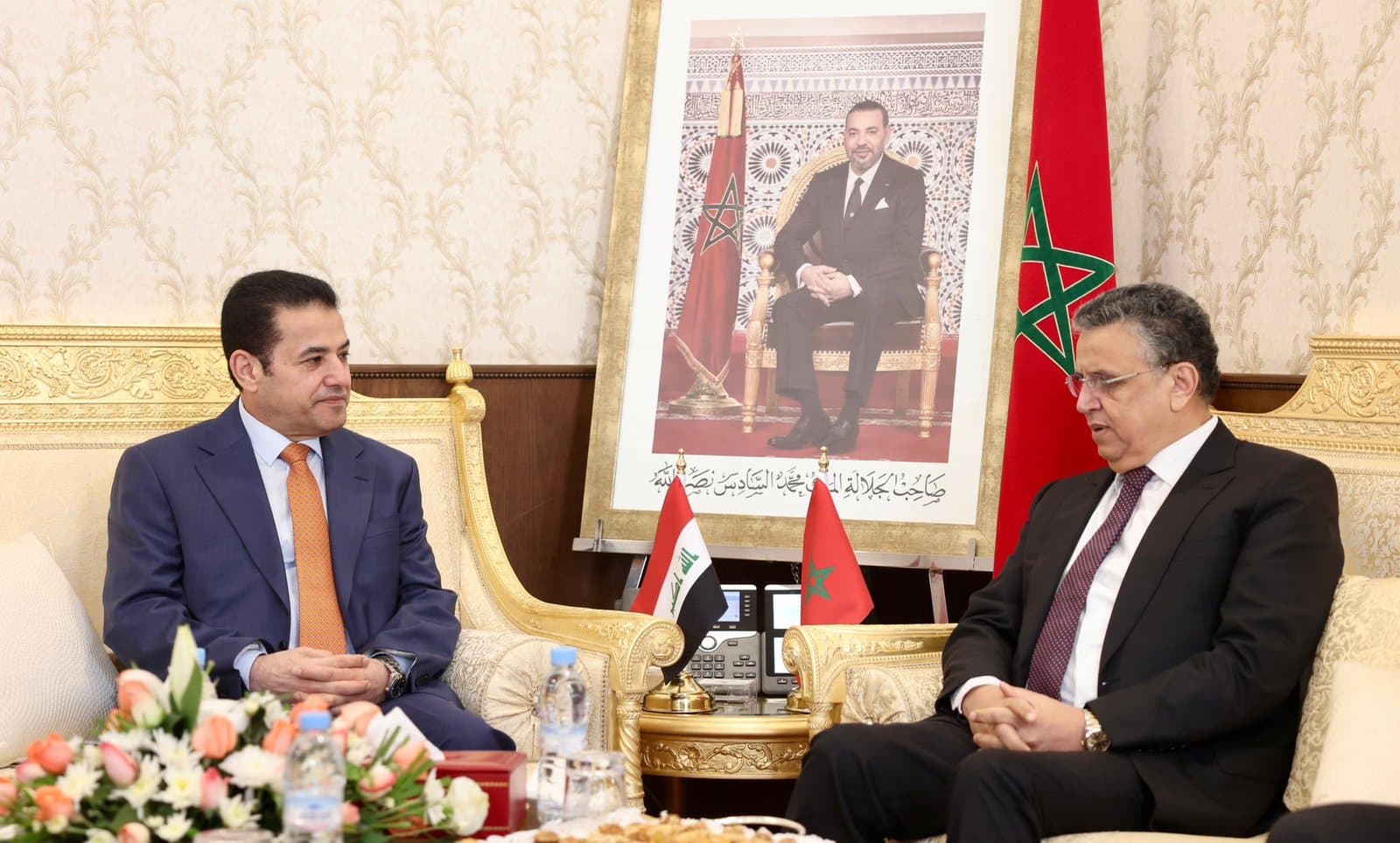 M. Ouahbi s'entretient avec le conseiller à la sécurité nationale irakien