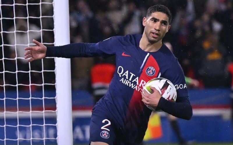 Achraf Hakimi élu deuxième meilleur joueur de la Ligue 1