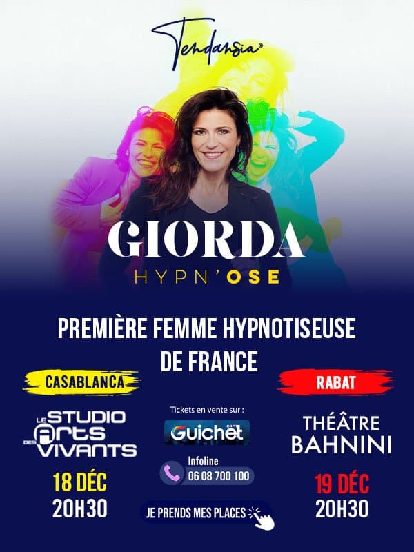 Giorda Hypn'ose : Un Spectacle d'Hypnose Unique au Maroc
