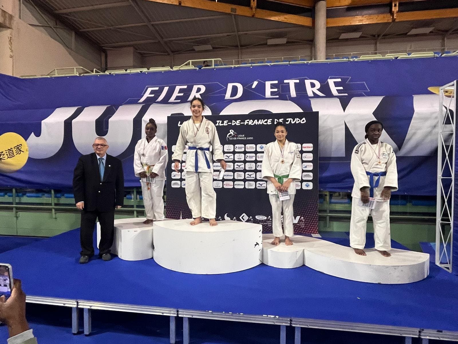 Bziouat Sanae, championne de judo originaire de la région Île-de-France