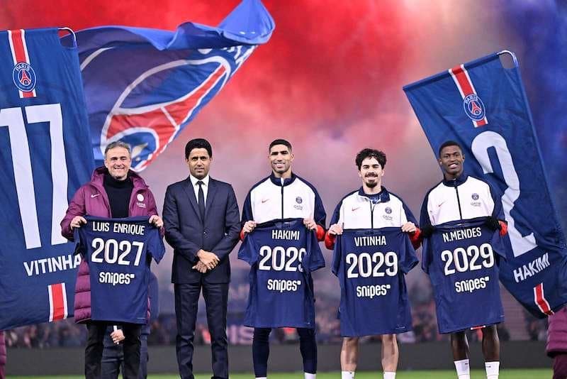 Le Paris Saint-Germain prolonge le contrat d'Achraf Hakimi