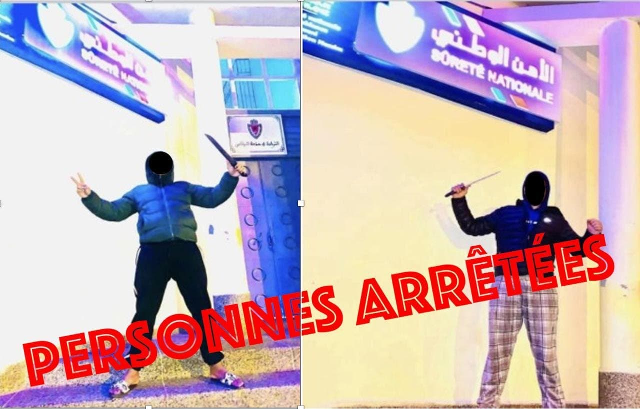 Deux jeunes arrêtés pour port d’armes et contenus menaçants
